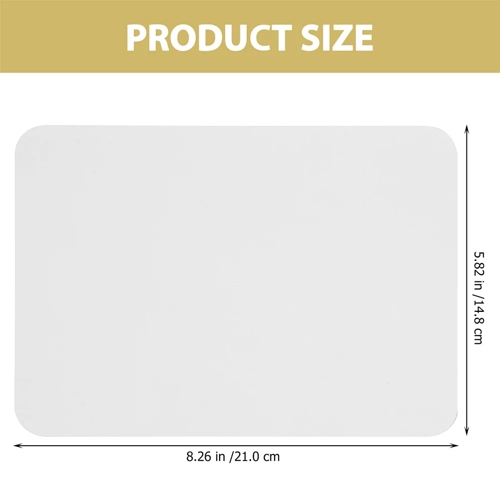 

2 Sets Erasable Writing White Whiteboard Plate Clamp Drawing Boards Student Pads Lightweight Pvc Multifunctional Reusable