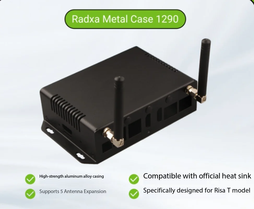 Radxa ROCK 5T Special Case 1290 AE025 Metal Case