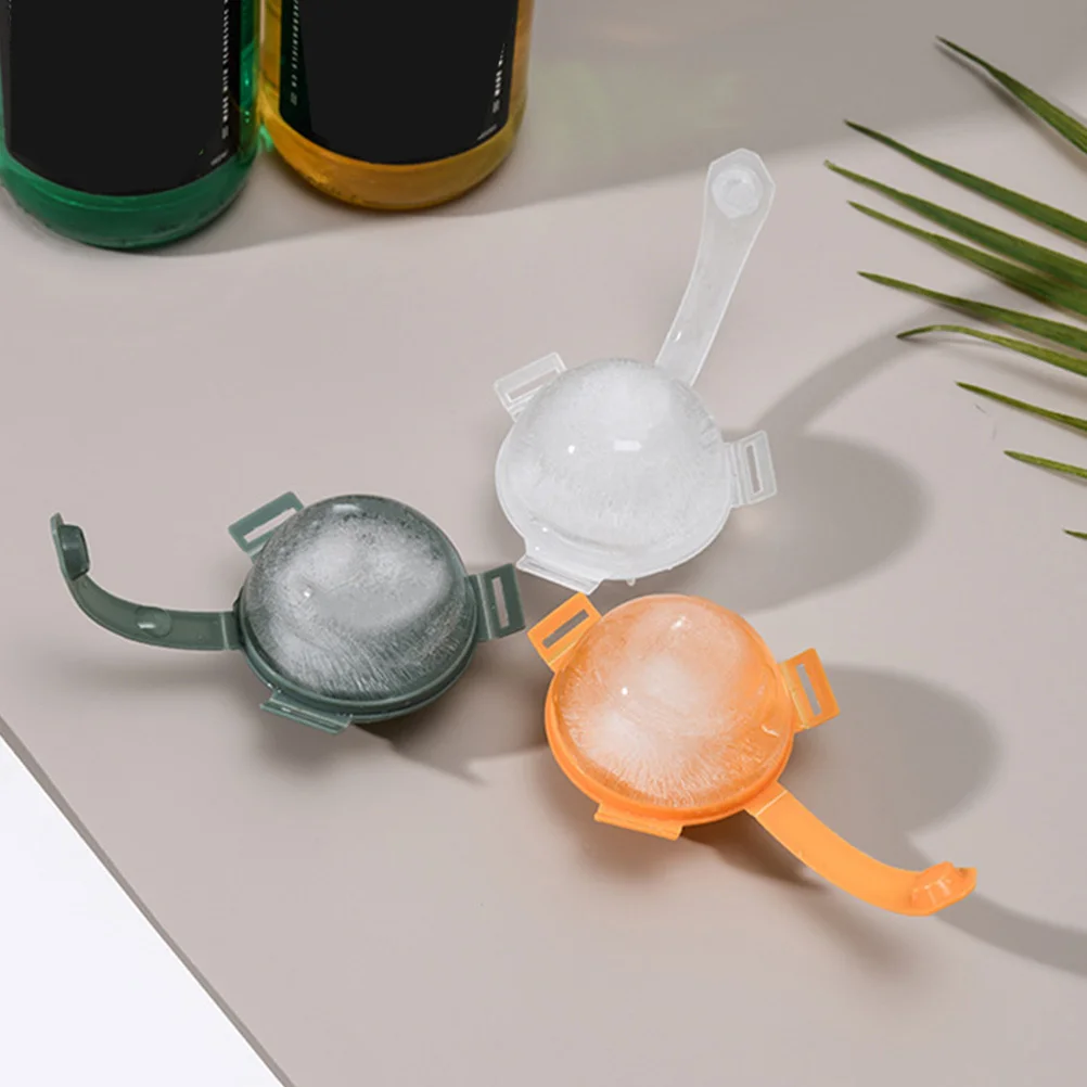 

Round Ice Cube Maker 10pcs Set Whiskey Ice Ball Making Mold Bar Tool Kit for Home Bar Party Ice Sphere Freezing Tray