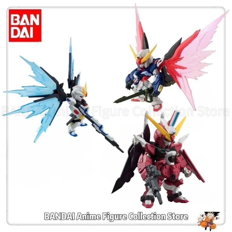 In Stock Original Bandai FW GUNDAM CONVERGE Mobile Suit Gundam SEED DESTINY 3-piece Set Toys Models Gifts Ornaments Statues