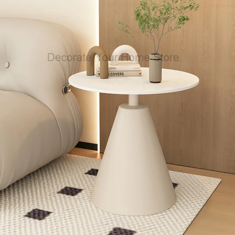 Living Room White Coffee Table Round Small Side Coffee Tables Tea Mobile Design Side Rock Stolik Kawowy Garden Modern Furniture