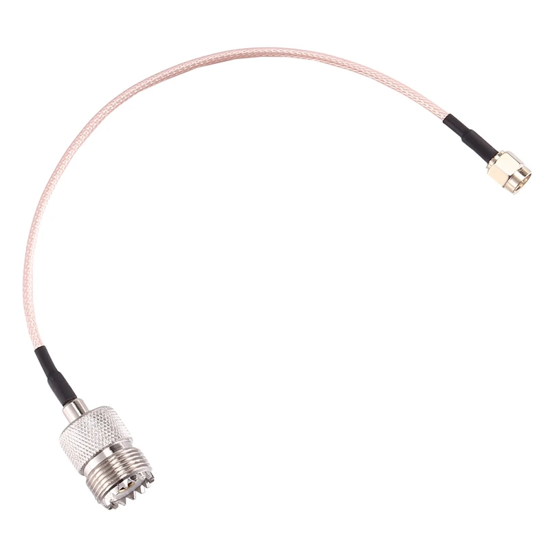 Handheld Antenna Cable SMA Male To UHF SO-239 Female Connectors