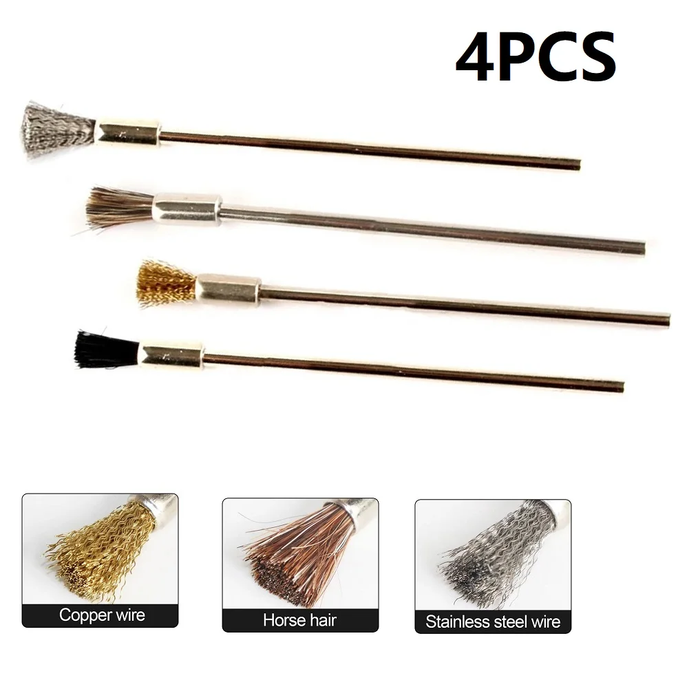 

3 100mm Steel Wire Wheel Brushes Rotating Tools Polishing Brushes Household Rust Removal Polishing Grinding Hand Tool Accessorie