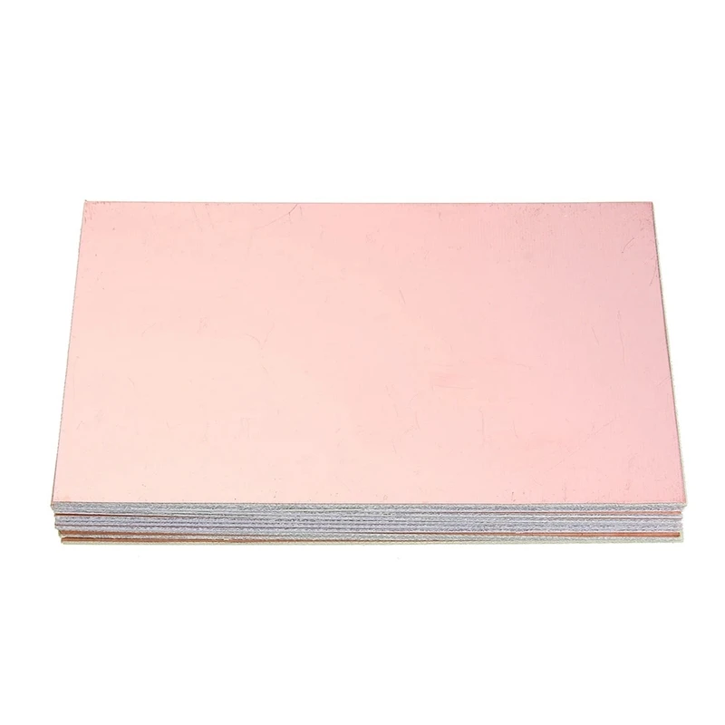 A47U 10Pcs 10X15cm Double-Sided Copper PCB Board FR4 Fiberglass Board