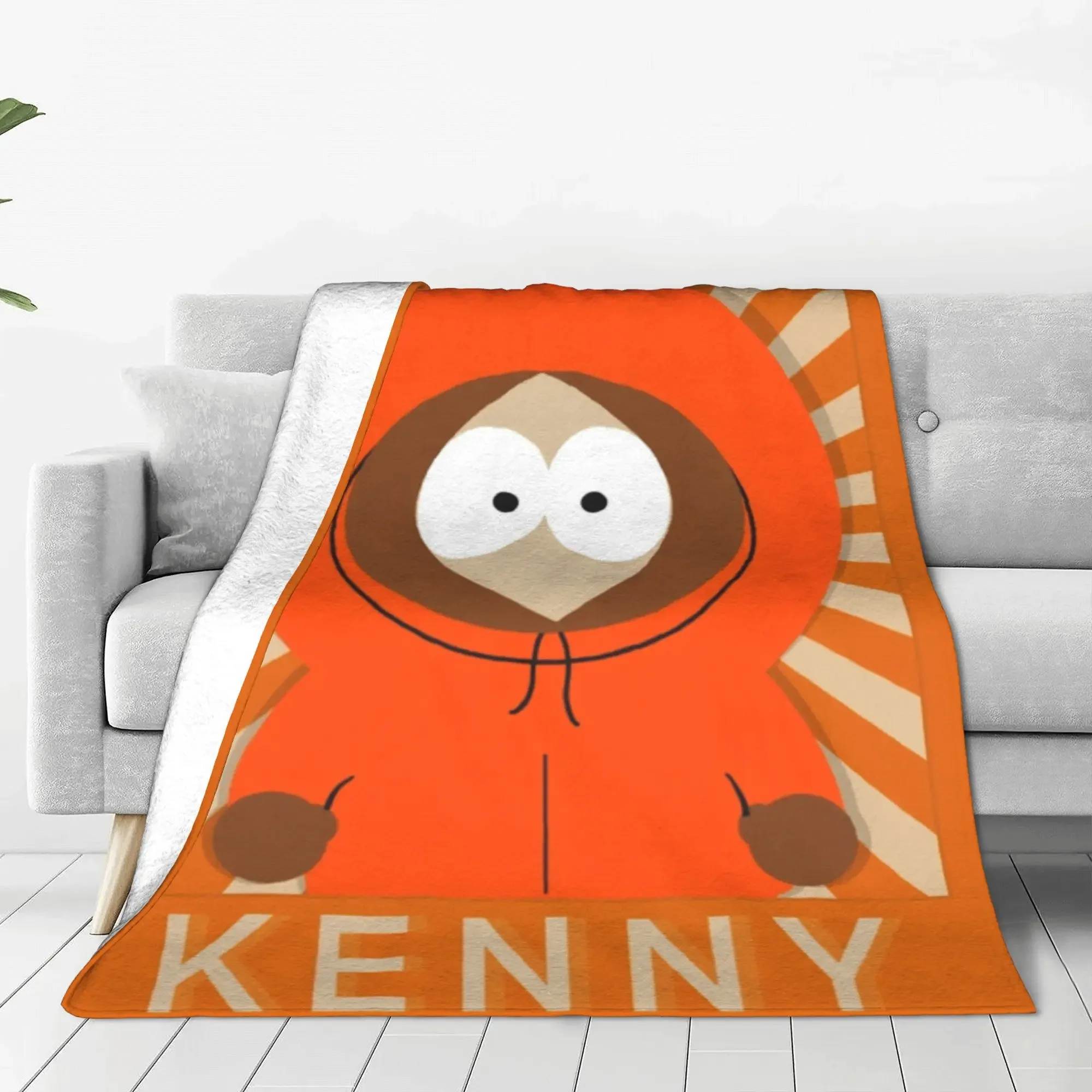 Epic Kenny McCormick  Blanket Warm Cozy Fluffy Funny Southpark Throw Blankets for Couch 50x60 Inch Multi-size Rug Piece