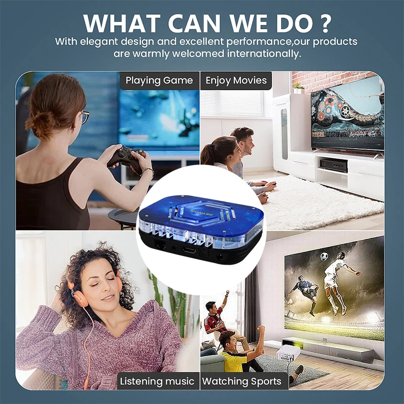 X4 Set Top Box Amlogic S905X4 2+16GB/4+32GB Android 11 TV Box Support BT4.0 2.4G/5G WiFi 4K/8K HD USB 3.0 Built-in cooling fan