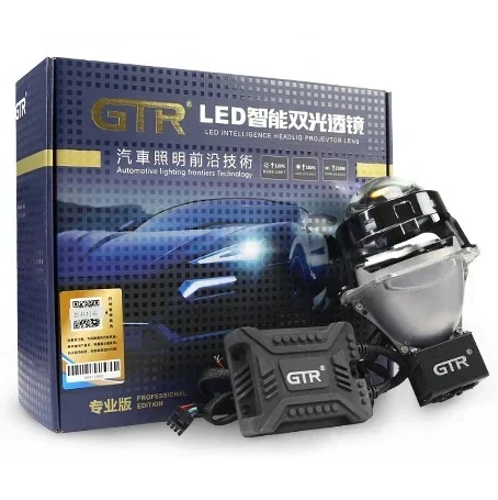 

Hot Selling Top Quality Car LED Projector Lens 3.0 Inch 6000K High Low Beam Bi LED Projector Lens Kit for Auto Universal 12V,12V