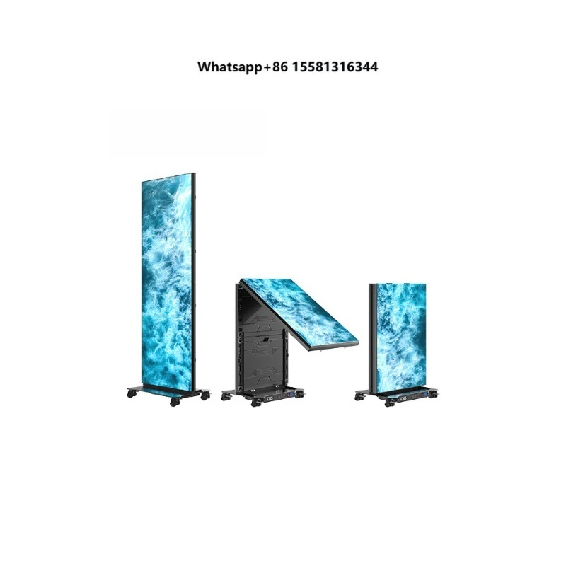 Canbest GOB P1.2 P1.5 P1.8 P2.5 Indoor Foldable Led Poster Screen Display Portable Digital Banner Led Video Wall for Store