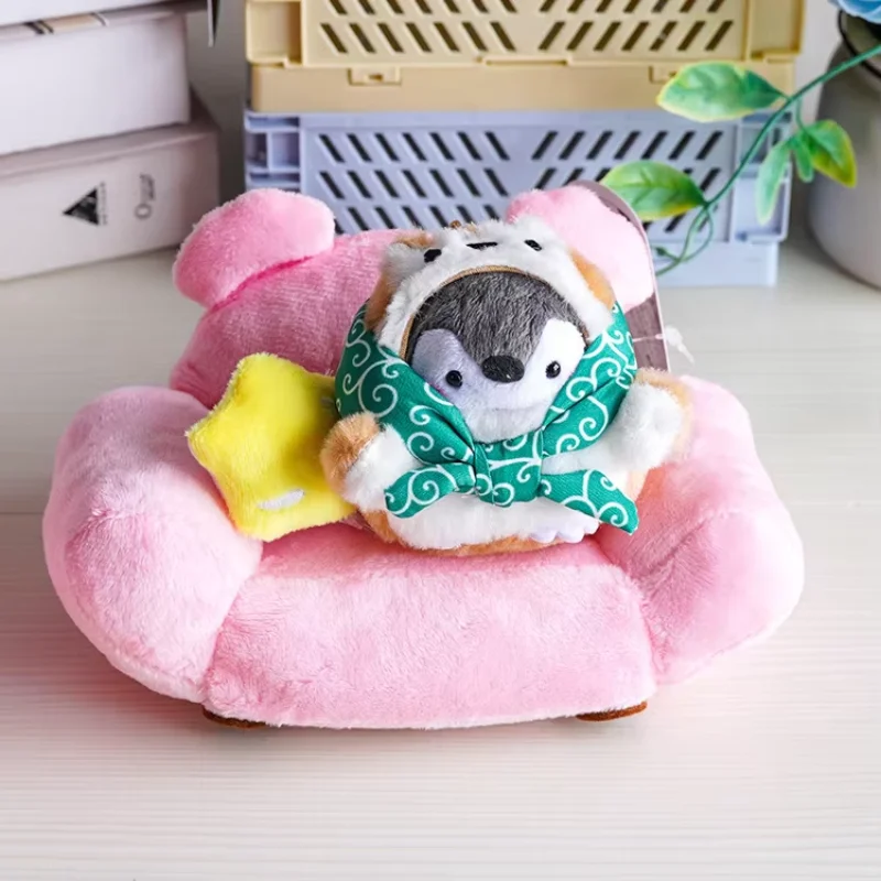 labubu accessories, Hello Kitty character small sofa Stitch doll backrest MINISO sofa decoration (without dolls)