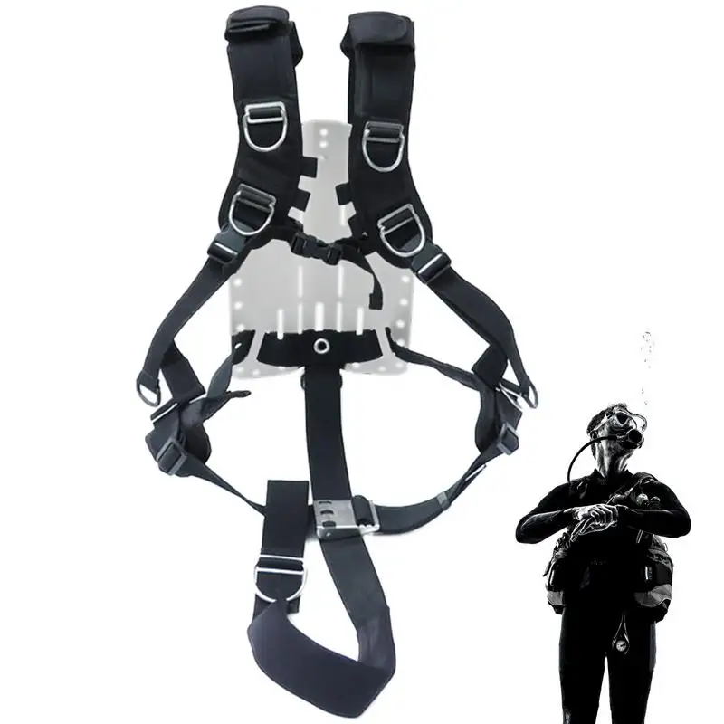 

Diving Adjustable Harness Scuba Diving Quick Release Harness With Waist Protection Diving Sport Equipment For Women Men For