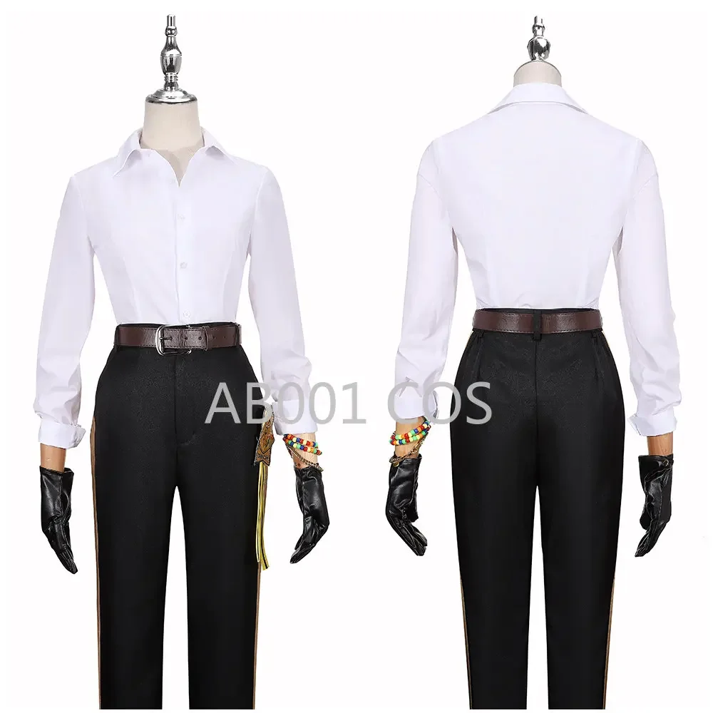 Twisted-Wonderland Cosplay Costume Savanaclaw Leona Kingscholar Uniform Vest Pants Shirt Halloween Costume for Adult Women Man