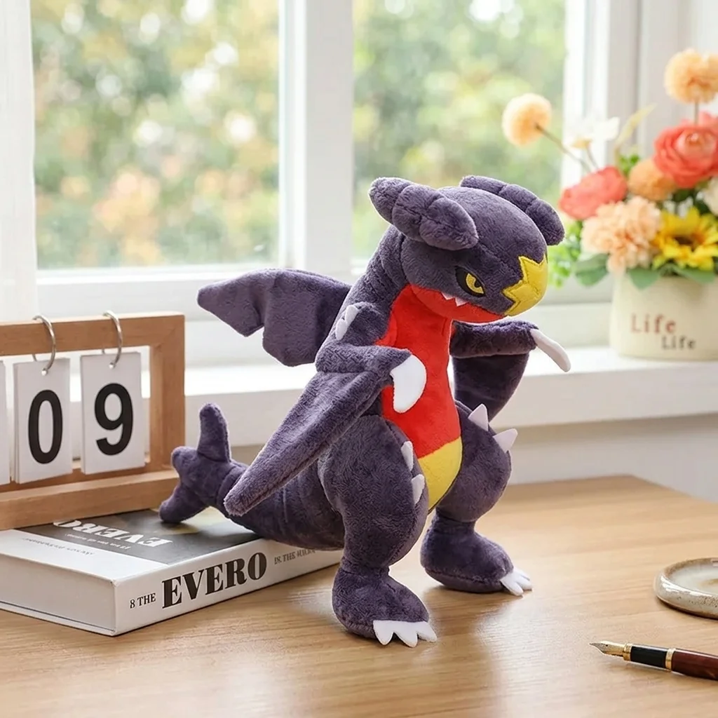 

Плюшевая игрушка Покемон Гарчомп (эволюция Габита), мягкая кукла Гибл, крутая аниме-игрушка, милый декор для стола, рождественские подарки для фанатов