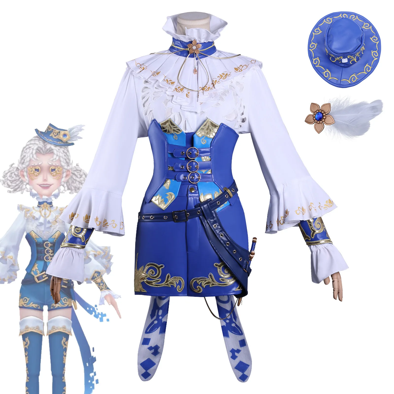 

The Fifth Cheerleader Silhouette Cosplay Costume A Game And Anime Character From The Second Dimension