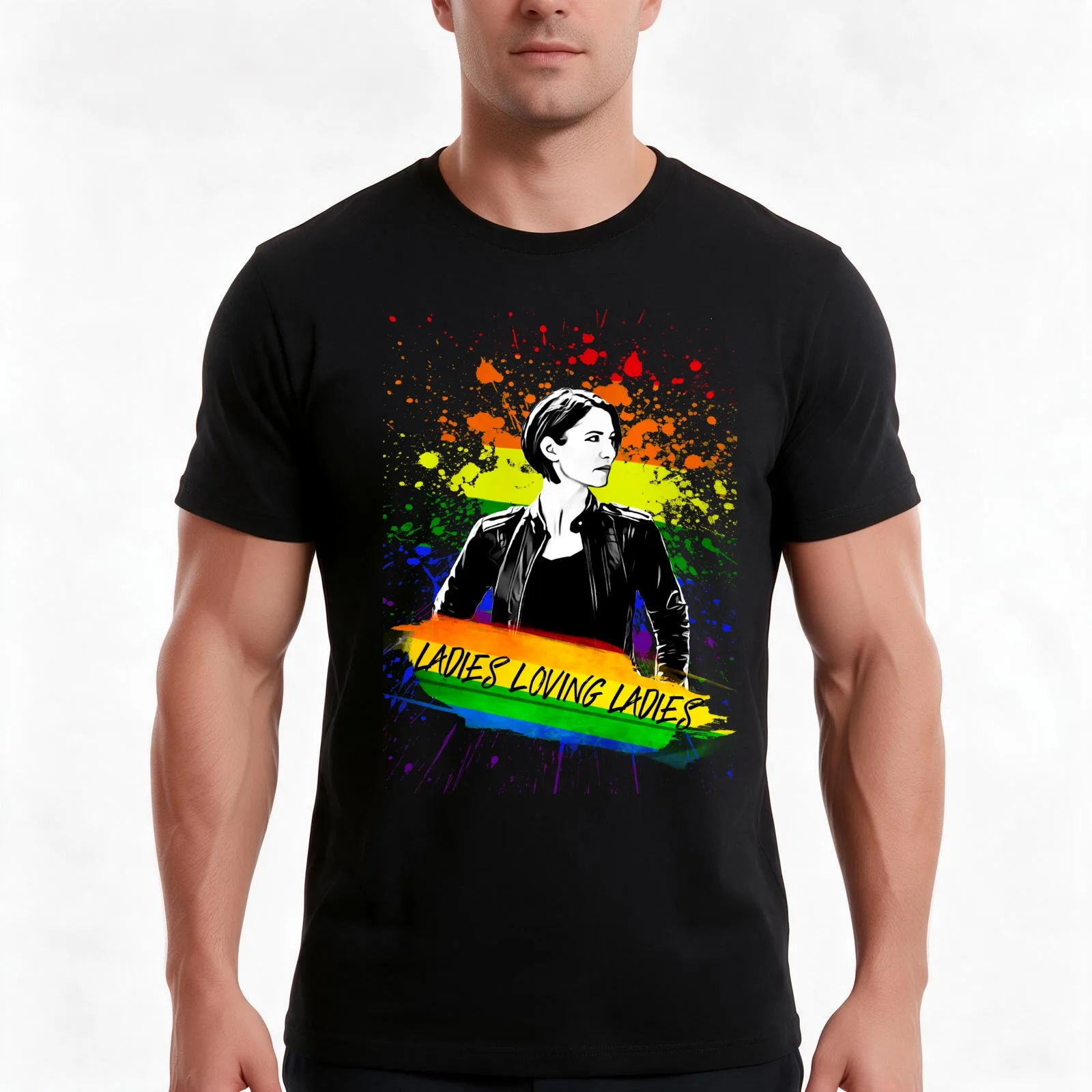 Alex Danvers - Mod.2 - LGTB T-Shirt Summer Casual Cotton Tee Oversized Streetwear Tops Vintage Graphic Print 100% Cotton