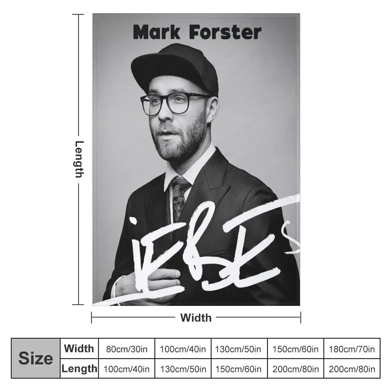 Mark Forster - Liebe Album Throw Blanket bed plaid funny gift Blankets