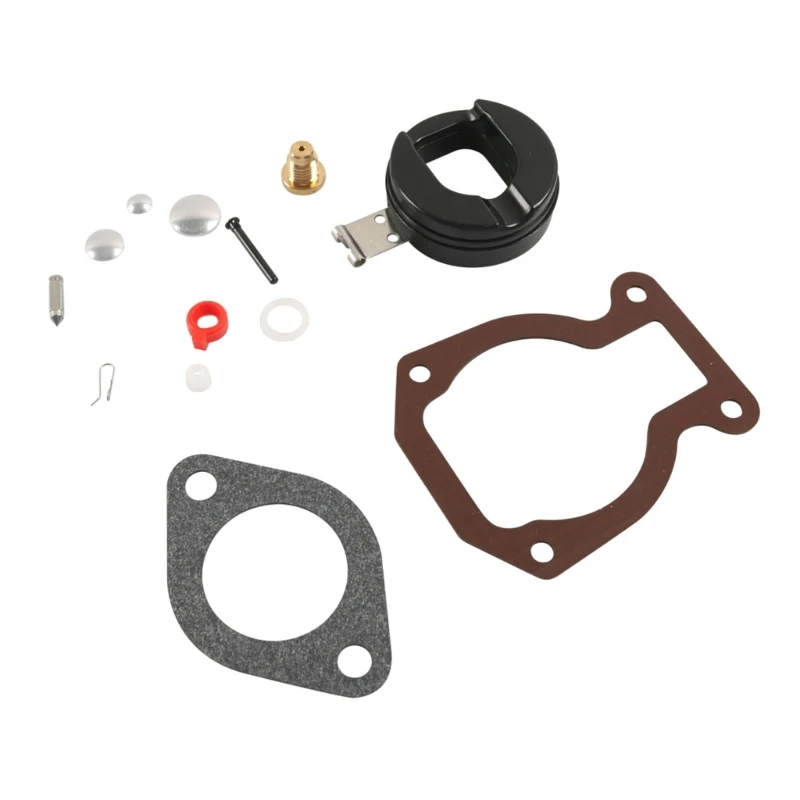 094D Carburetor Carb Repair Rebuild with Float Compatible For 9.9 15 1974-1988 398453 398452 Motor Durable