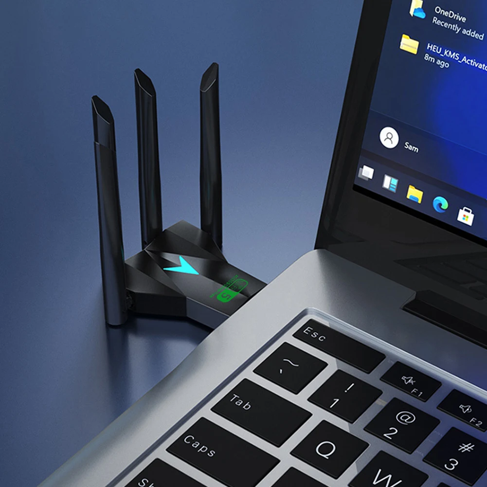 

1300Mbps Wireless Network Card Dual Band 2.4/5.8Ghz USB 3.0 WiFi USB Adapter Wi-Fi Dongle Wireless Receiver for PC/Laptop