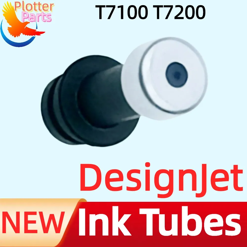 Plotter Ink Supply Pipe Silicone Nozzle For  HP DesignJet T7100 T7200 Formatter Printer  CQ105-67045 CQ101-67007