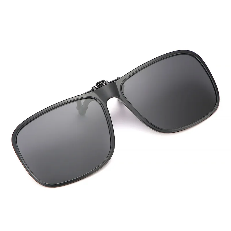 

Polarized Clip On Sunglasses Men Photochromic Car Driver Goggles Night Vision Glasses Anti Glare Vintage Square Glasses