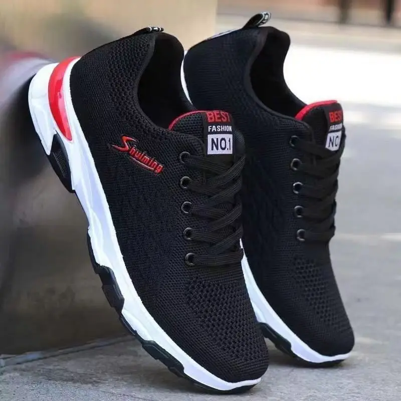 

2025 New Model Breathable Air Mesh Sneakers Comfortable Casual Sport Shoes Fashion Shoes Lightweight Deodorant Outdoors Shoes