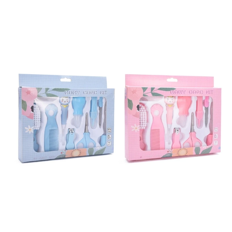 

Must-Have 10-Piece Baby Ear & Nails Cares Kits for Easy Grooming Gift for Baby