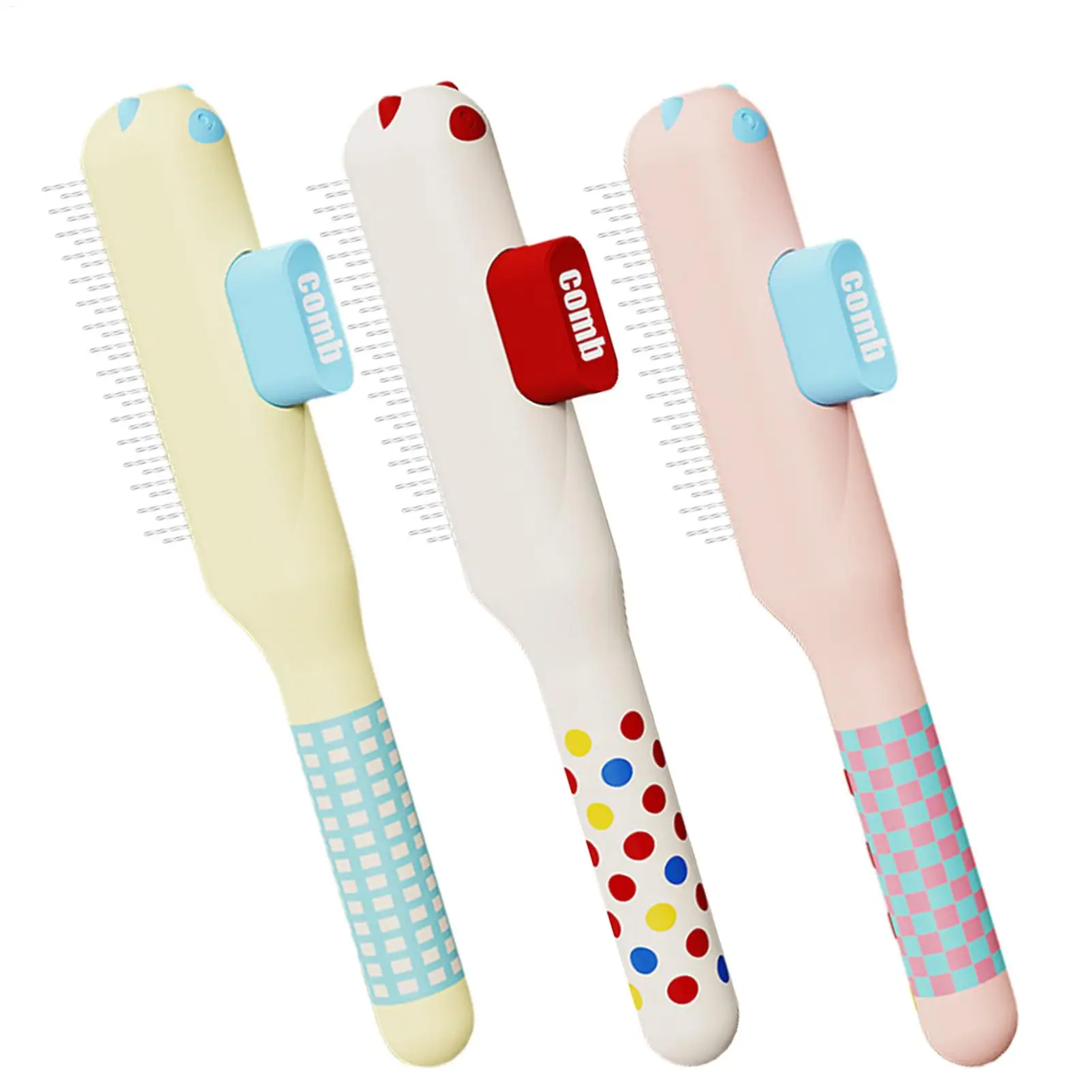 Pet Comb Self-Cleaning Hair Removal Comb One-button Press To