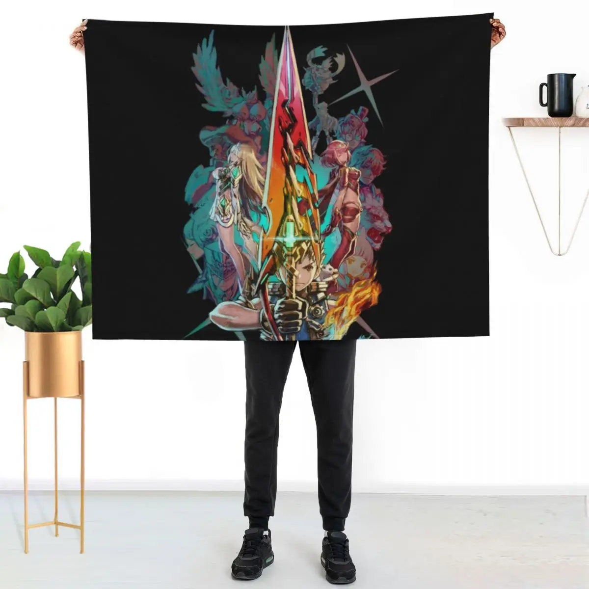 Xenoblade Chronicles? 2 - Team Throw Blanket manga Luxury Throw Cute Blankets For Baby decorative christmas decoration Blankets