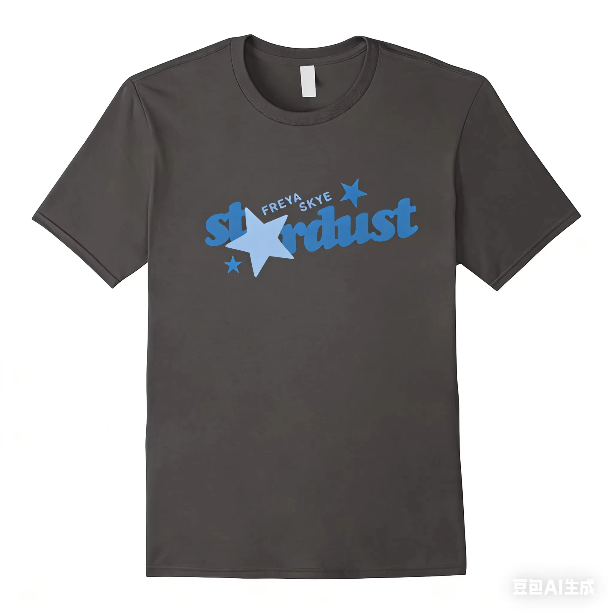 Freya Skye Stardust Graphic Printed T-Shirt Summer Pure Cotton Casual Fashion Short Sleeve Unisex Men Women Tops