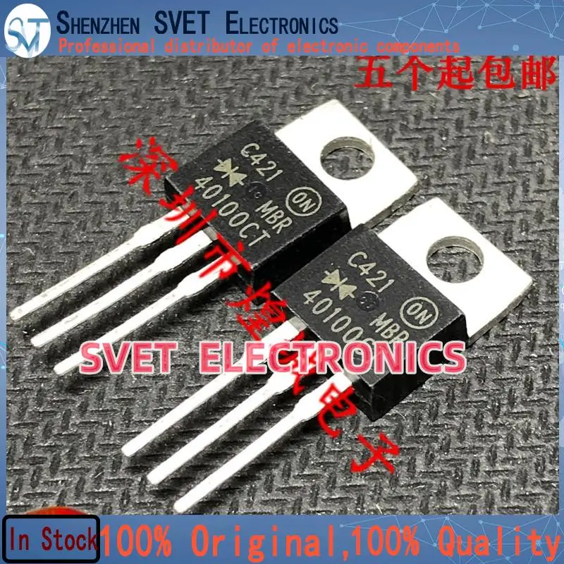 10PCS-50PCS  MBR40100CT MBRB40100CT  100V 40A  5  Original In Stock Fast shipping