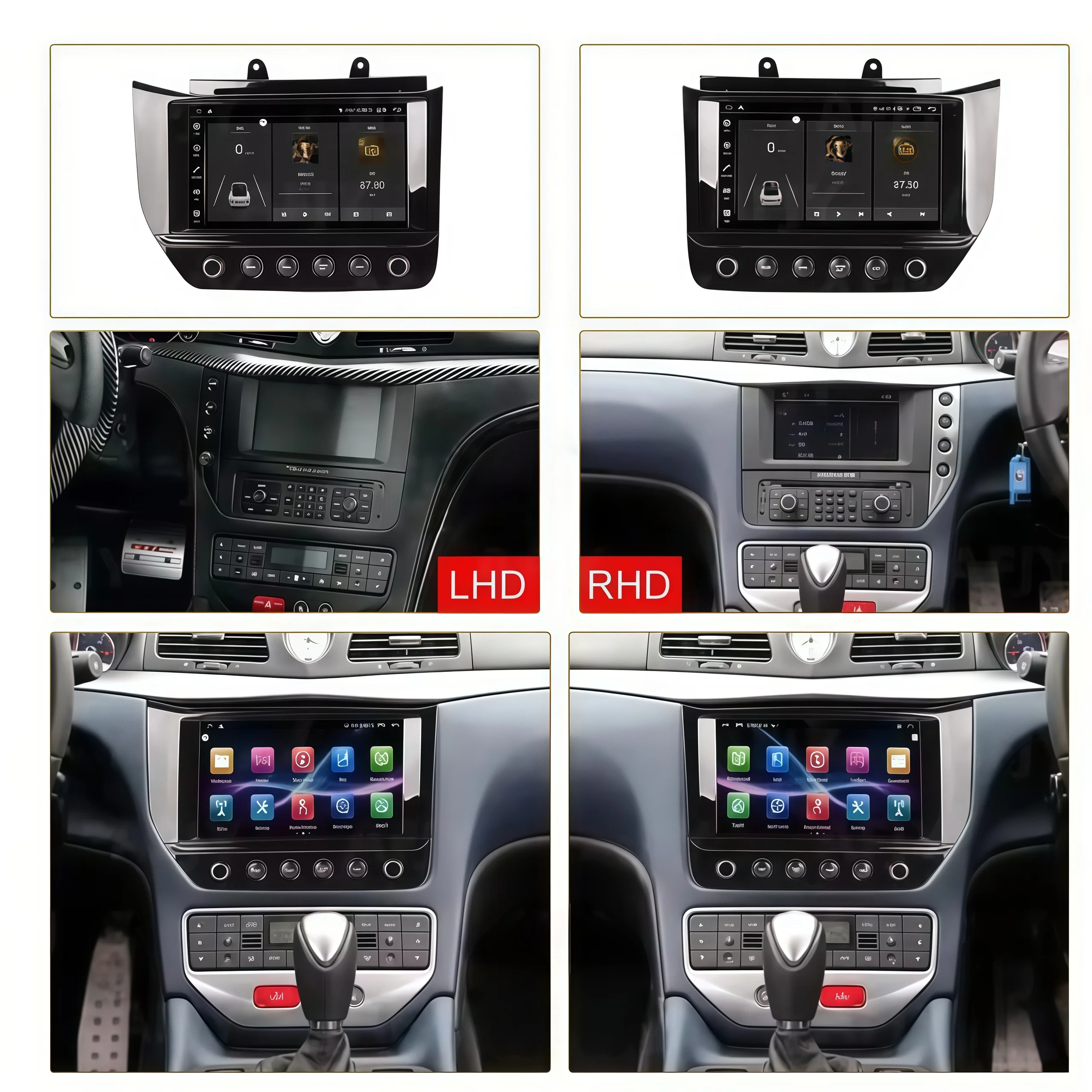 Android Car Radio Stereo GPS Navigation For Maserati GranTurismo GT 2007-2015 Audio Carplay Multimedia Video Player Head Unit