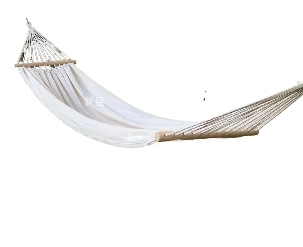 

Hammock Outdoor Camping Leisure Canvas Thickened Swing Hammock Anti-rollover Perfect for Garden Patio Backyard