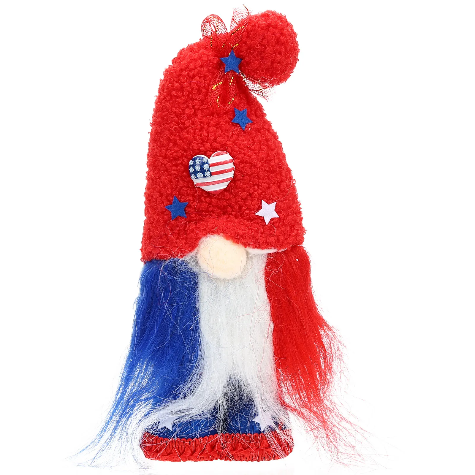 

Independence Day Gnome Decor Cartoon Dwarf Ornament Party Supply Unique Cozy Happy Festival Accessory Home Sofa Desktop