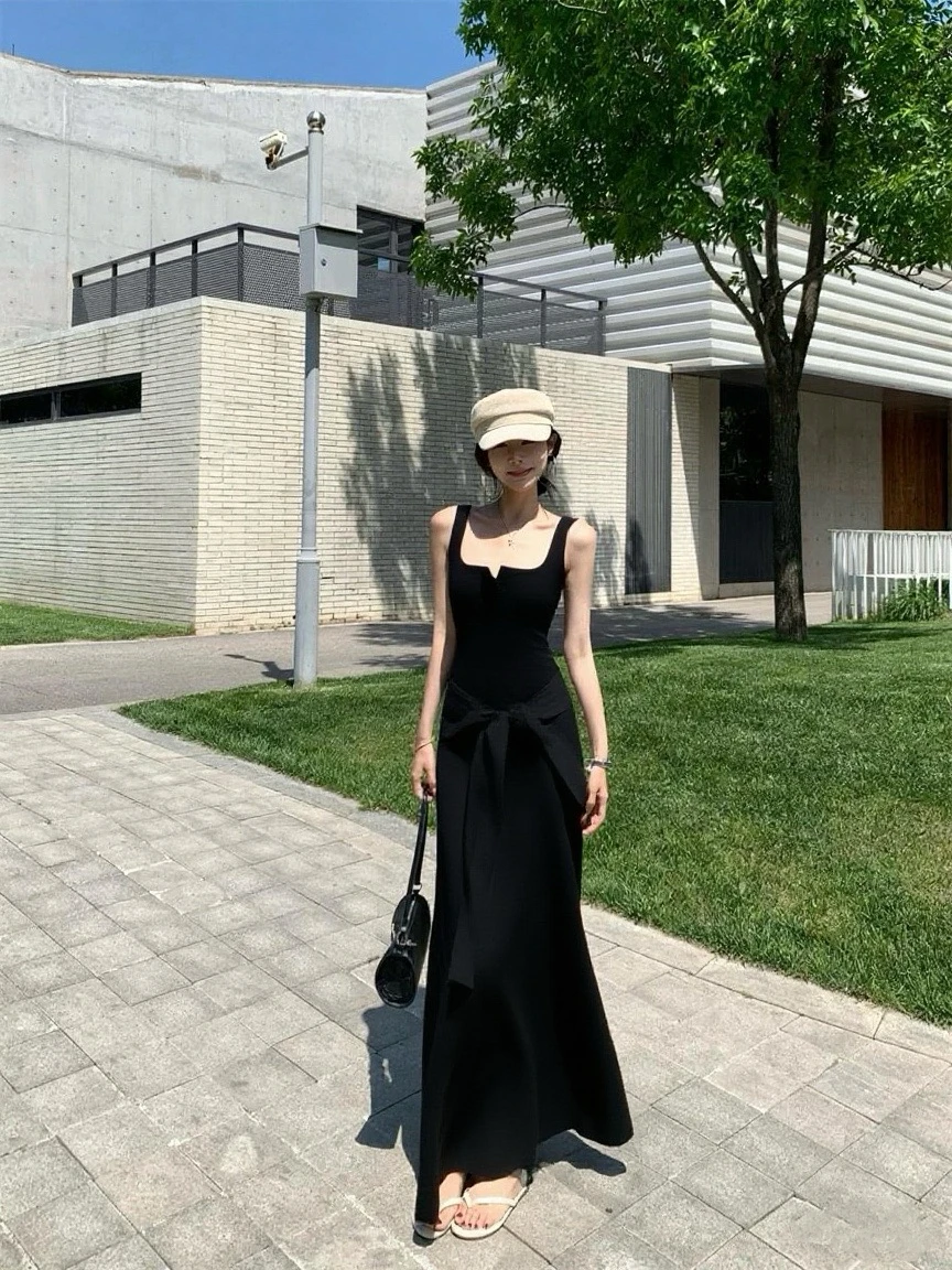 Kleider für Damen und Mädchen, Herbst, Chiffon, Applikation, Schleife, Ausschnitt, ausgestellte Taille, lässiger Trend, Pendler, Eleganz, sanft und bequem