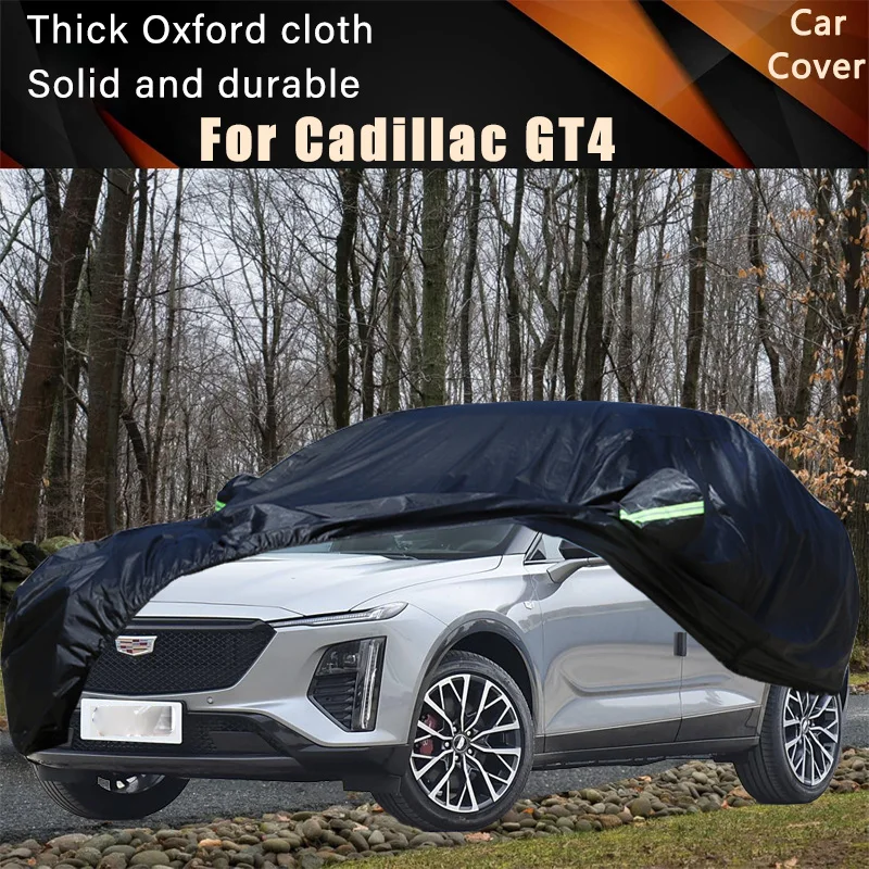 

For Cadillac GT4 Car Full Outer Covers Outdoor Waterproof Dustproof Sun Rain Snow Protection Exterior Car Accessories