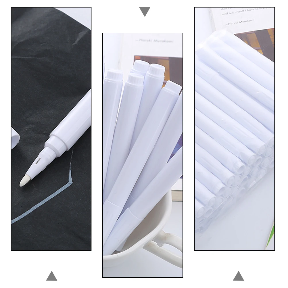 

20 Pcs Liquid Chalk Chalkboard Markers Erasable Pens White for Office Supplies Dry Erase