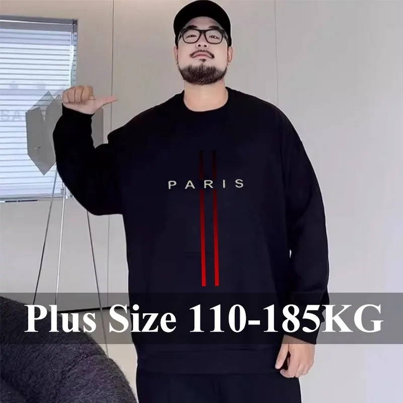 

Casual Round-neck Long-sleeved Top, Men's Streetwear Pullover for Spring and Autumn