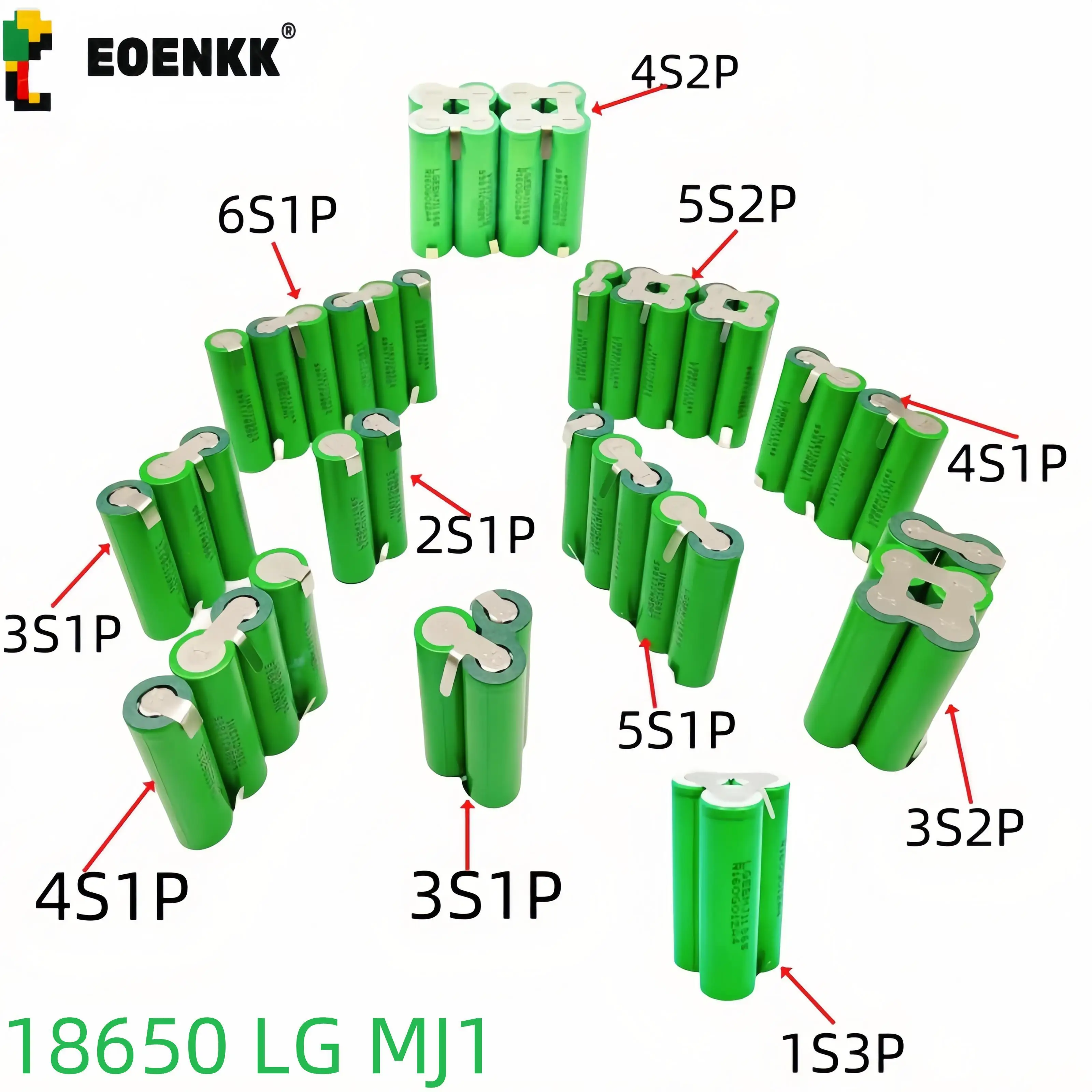 Rechargeable lithium-ion battery for replacing electric screwdrivers, drills, 2s1p-6s1p 2500mah- 7500mah, 18650, MJ1, 7.4V~25.2V