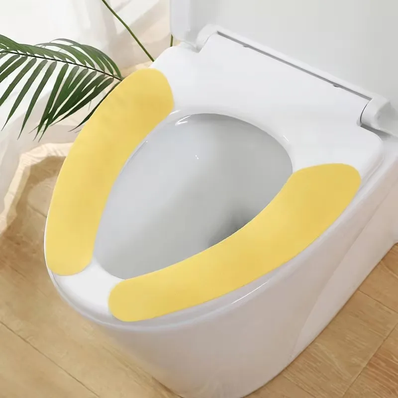 2 pz/set 4 colori morbido e confortevole accessori per il bagno lavabili coprisedile per wc caldo Closestool Mat cuscino in pasta universale