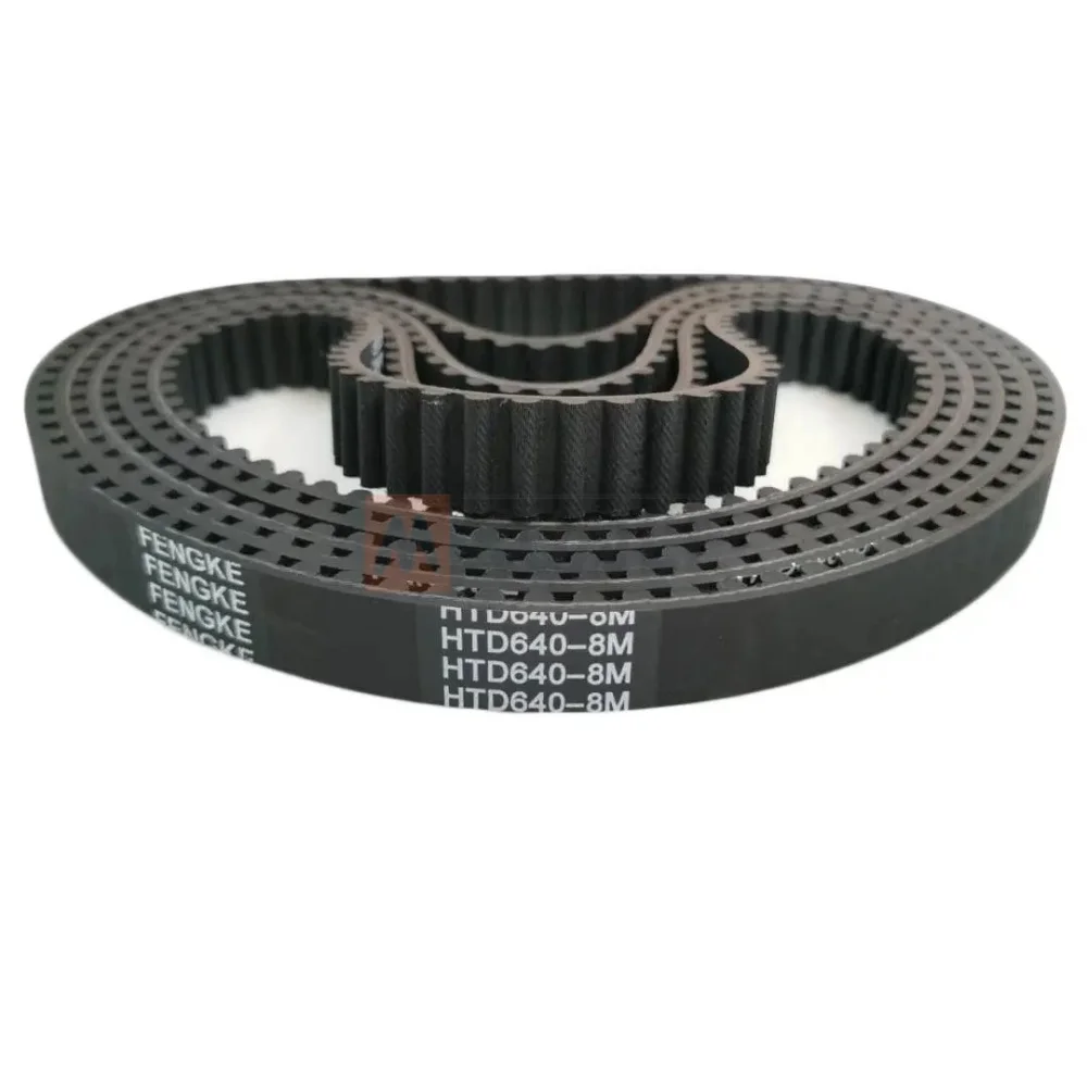 HTD 8M المطاط مؤقت اشتعال محيط 648 656 664 672 680 688 696 703 712 ~ 768 مللي متر عرض 15 ~ 50 مللي متر HTD8M محرك آلة نقل CNC