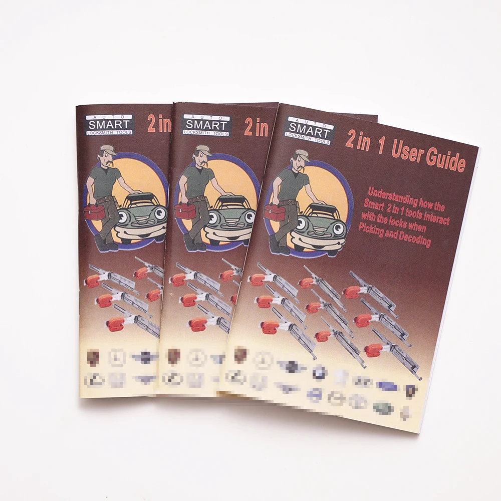 portable Lishi 2 In 1 Tool Book User Manual User Guide FOR CAR LOCK lishi tools can ask for pdf book