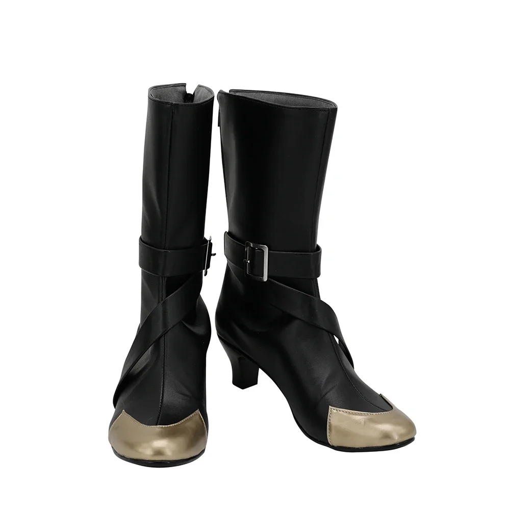 Arknights Swire Stivali Cosplay Scarpe nere Tacco alto Realizzato su misura