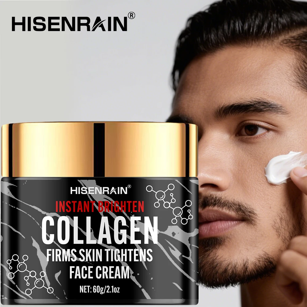 كريم الوجه HISENRAIN Collagen & Retinol للرجال - رطوبة مكثفة، ترطيب مضاد للشيخوخة، منشط للعناية بالبشرة المغذية.
