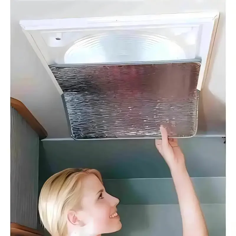 Skylight Insulated Shield For Fiamma Thermo Vent 40 With Slider Tape Caravan Motorhome Winter Summer 40X40cm Roof Light