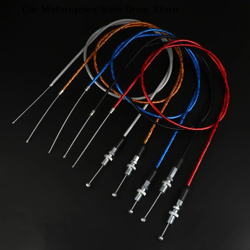 【CM】1190mm Straight Head Motorcycle Gas Throttle Cable For KTM For Honda For Suzuki Kawasaki Dirt Bike Motocross ATV Universal
