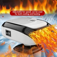 360 °   Calefactor de Coche Rápido de Invierno con Rotación, 12V/24V, Ventilador de Calefacción para Coche, Gran Área de Soplado, Velocidad del Viento Ajustable, Desempañador de Parabrisas 2026