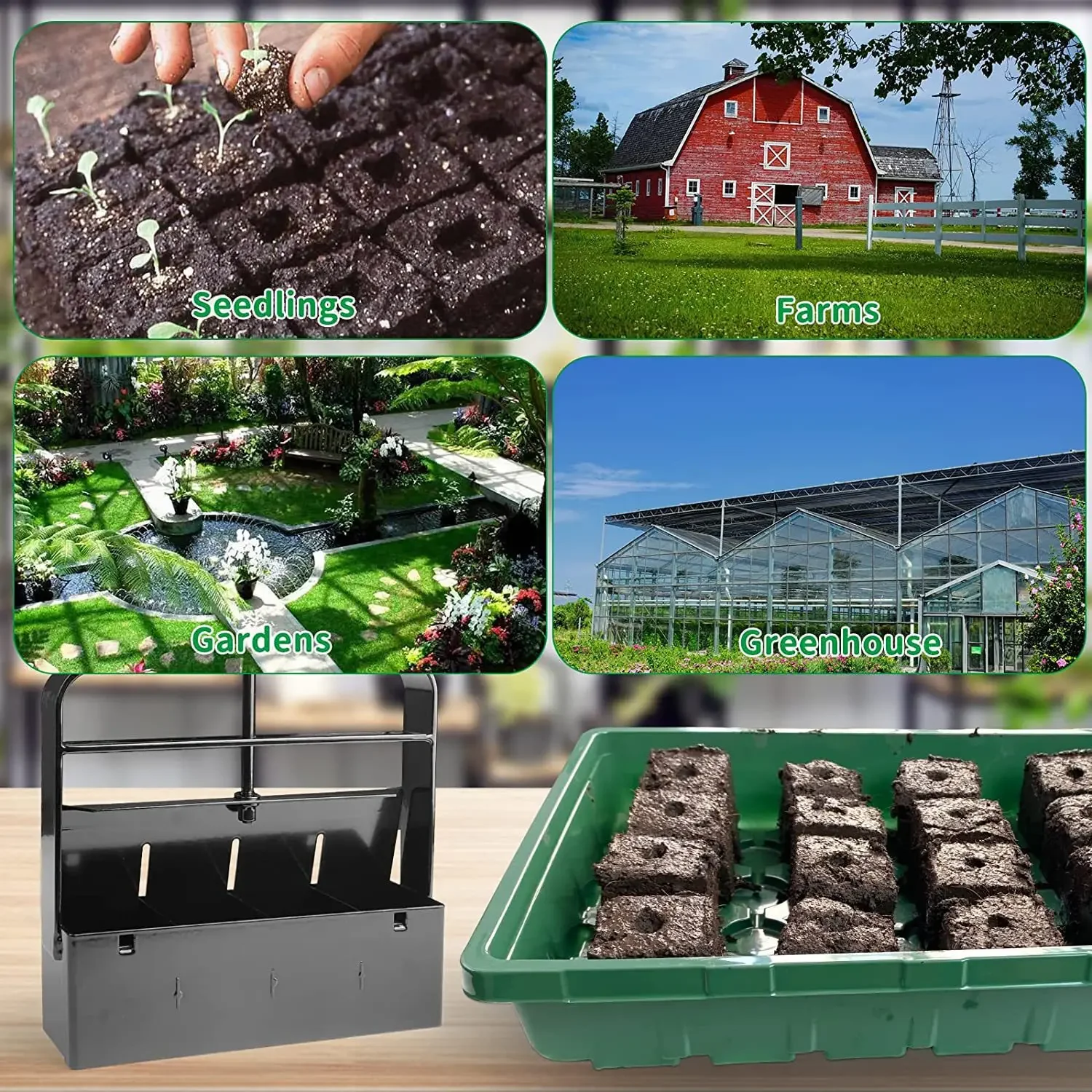 Handmade clod maker, horticulture, forestry farming tools, root soil cultivation container manufacturing