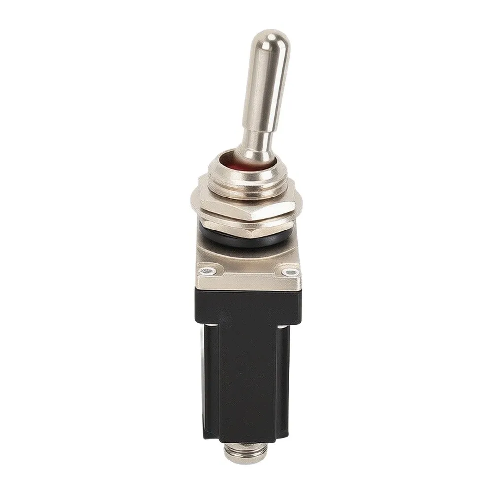 Panel Mount IP67 Rated For Toggle Switch 15A 250VAC 12VDC Metal Construction for Industrial Automation and Vehicle Modifications