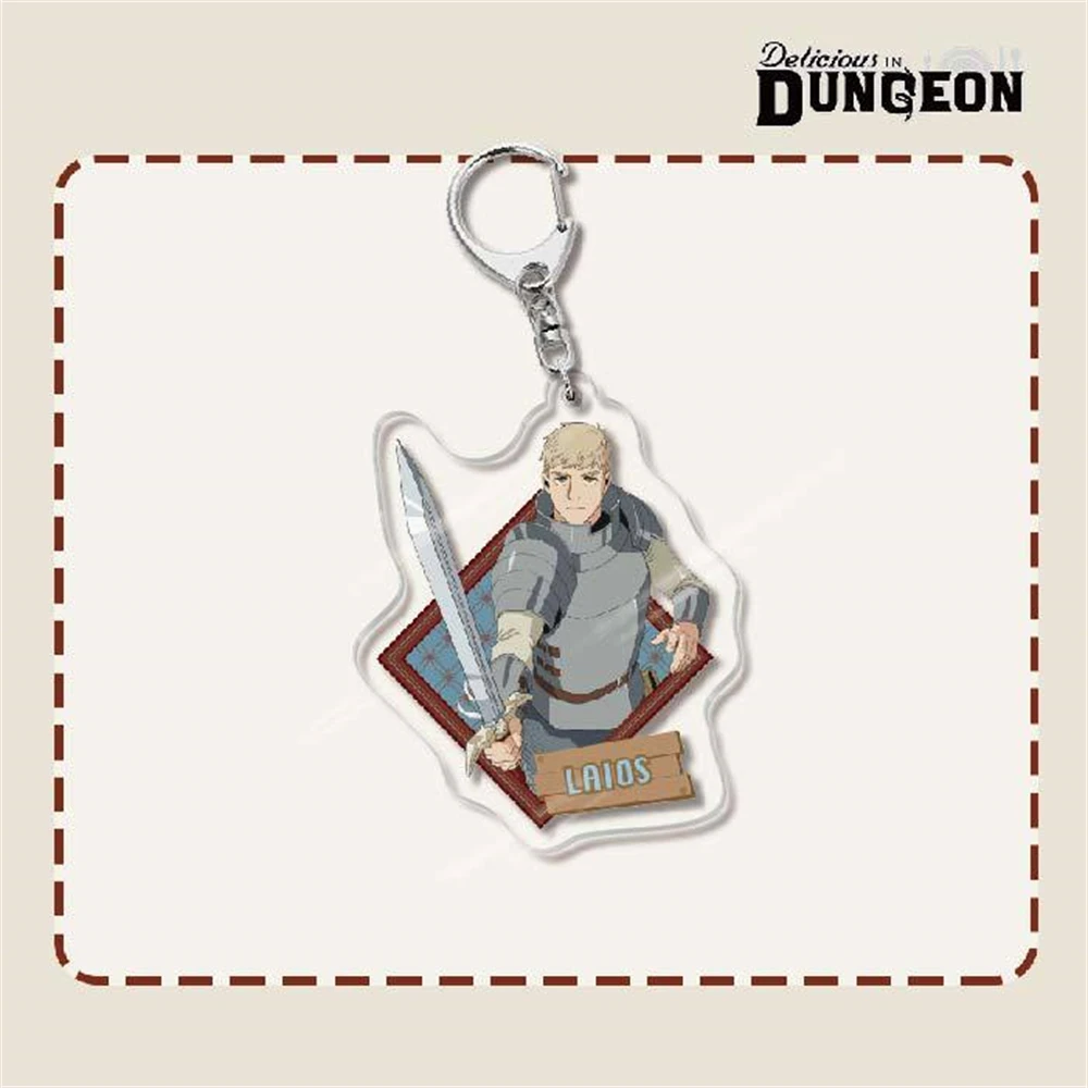 Japan Hot New Anime Delicious in Dungeon Figure Marcille HD Figure Acrylic Keychains Kawaii Bag Keyring Fans Christmas Gifts 6CM