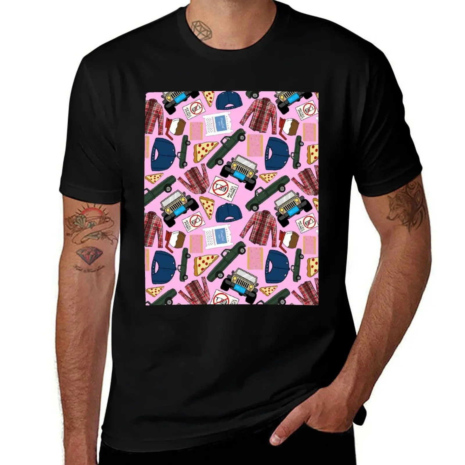 

Luke t t designer funny personalised Lorelai t Print Icons cotton All shirts Over shirt shirt man T-Shirt Pack Pink Pattern Fan