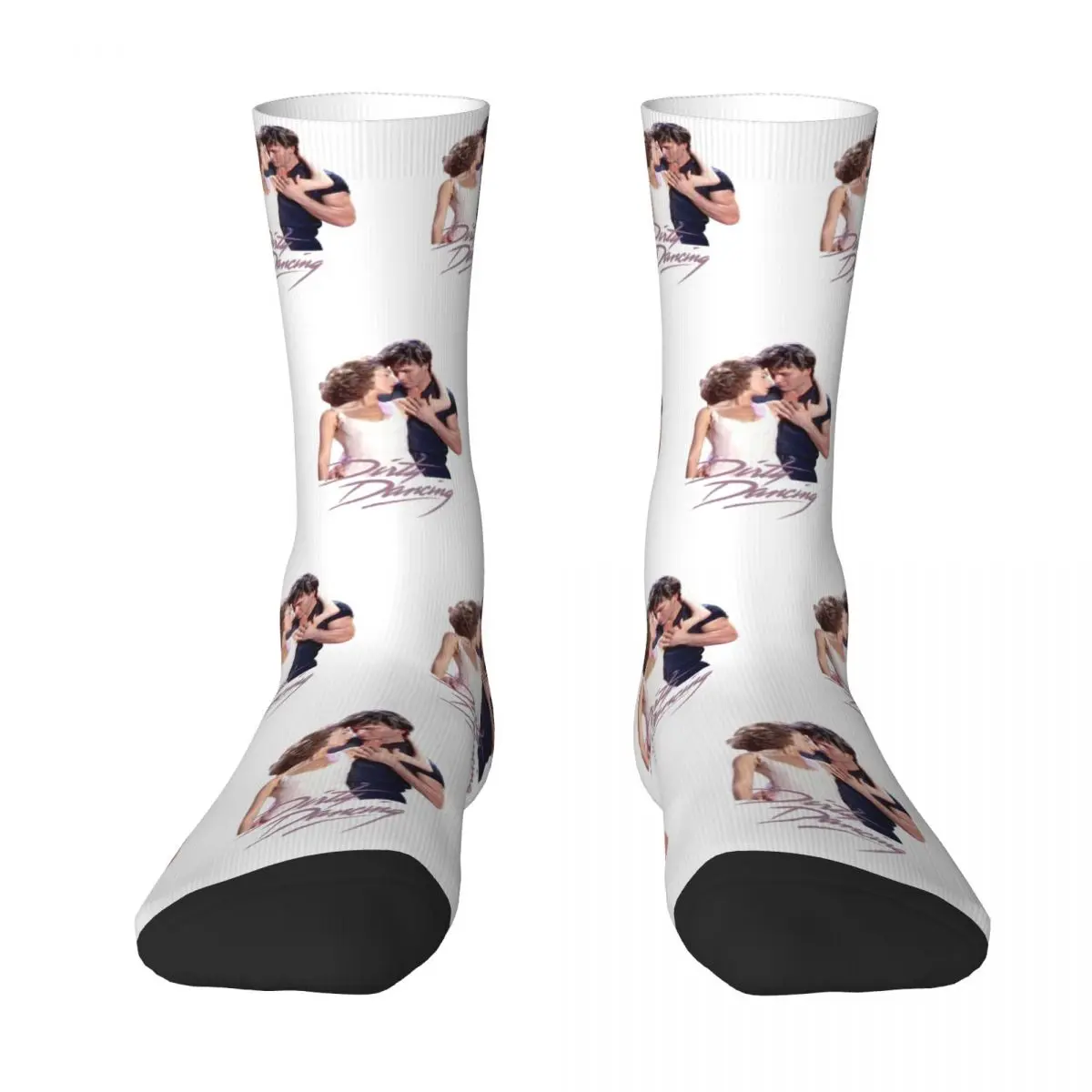 Dirty Dancing Stockings Design Funny Socks Autumn Anti Slip Socks Men Running Sports Medium Soft Socks